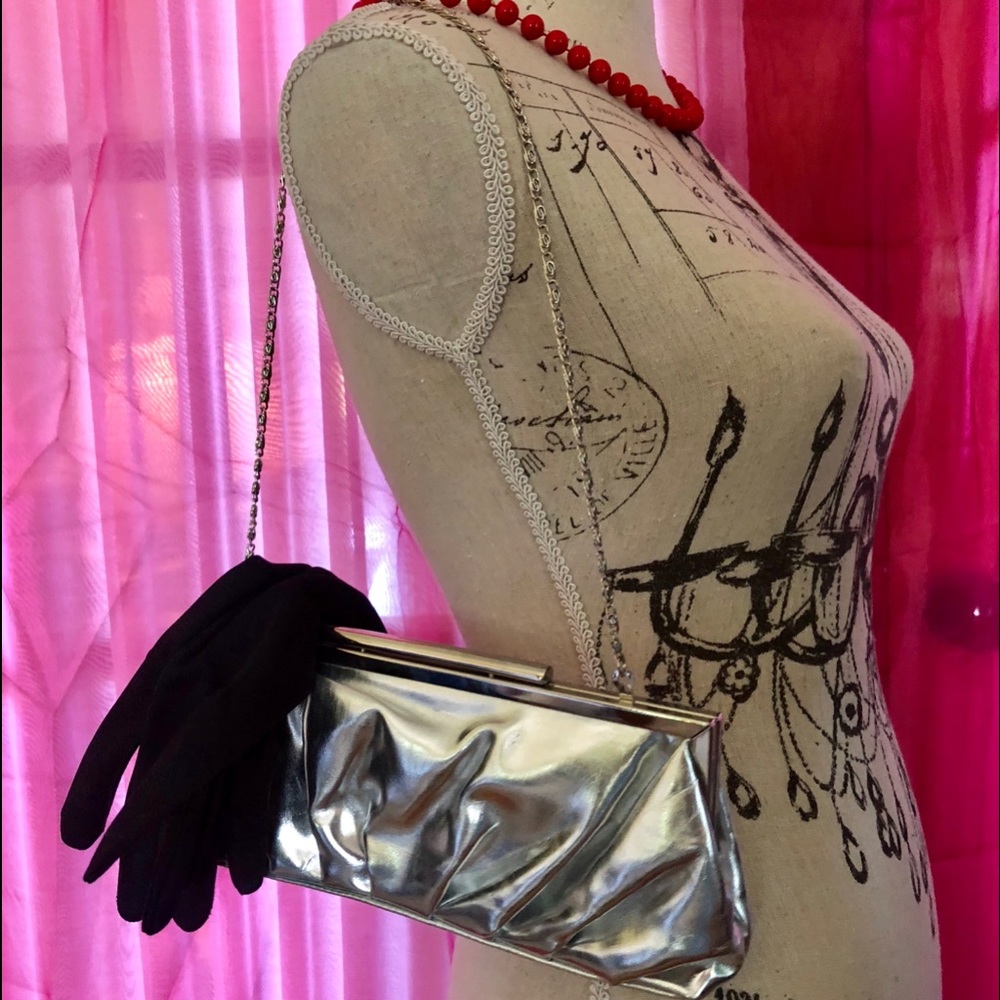 🔥5 for $25🔥Lulu Townsend Silver Clutch Bag